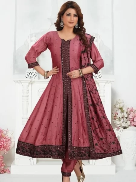 Anarkali Suit with Embroidered