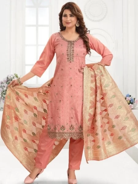 Salwar Suit with Banarasi Dupatta
