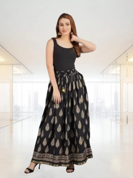 Women's Ethnic Maxi Skirt