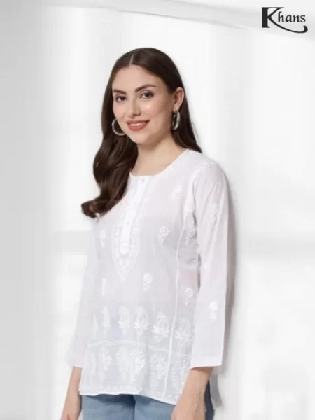 white short kurti